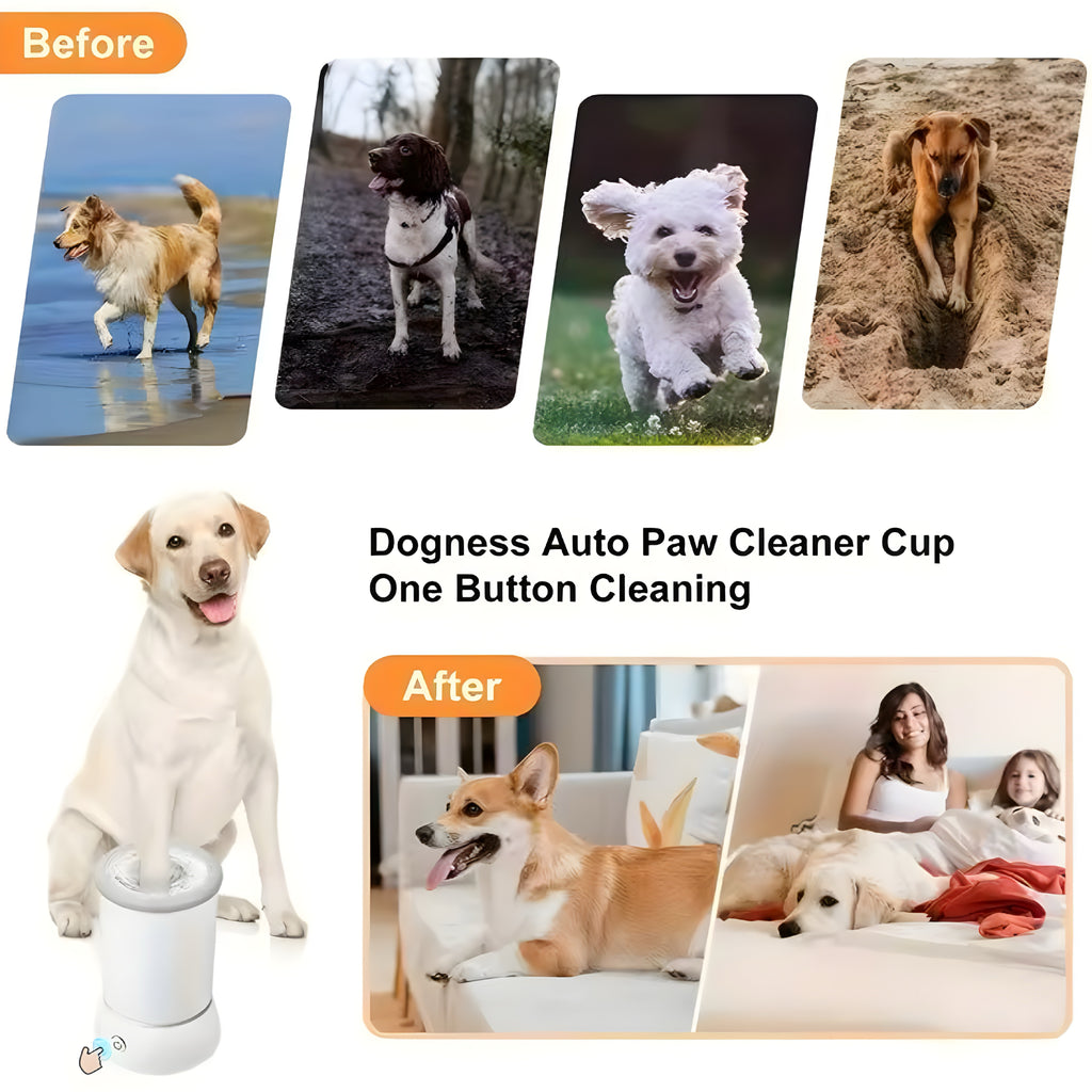 Limpiador Eléctrico Automático de Patas para Mascotas