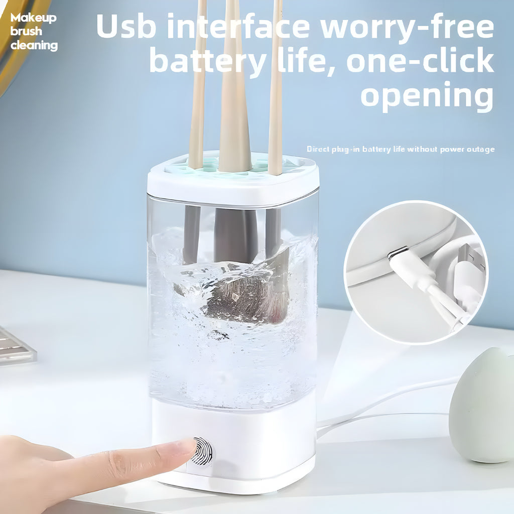 Limpiador Eléctrico USB para Brochas de Maquillaje