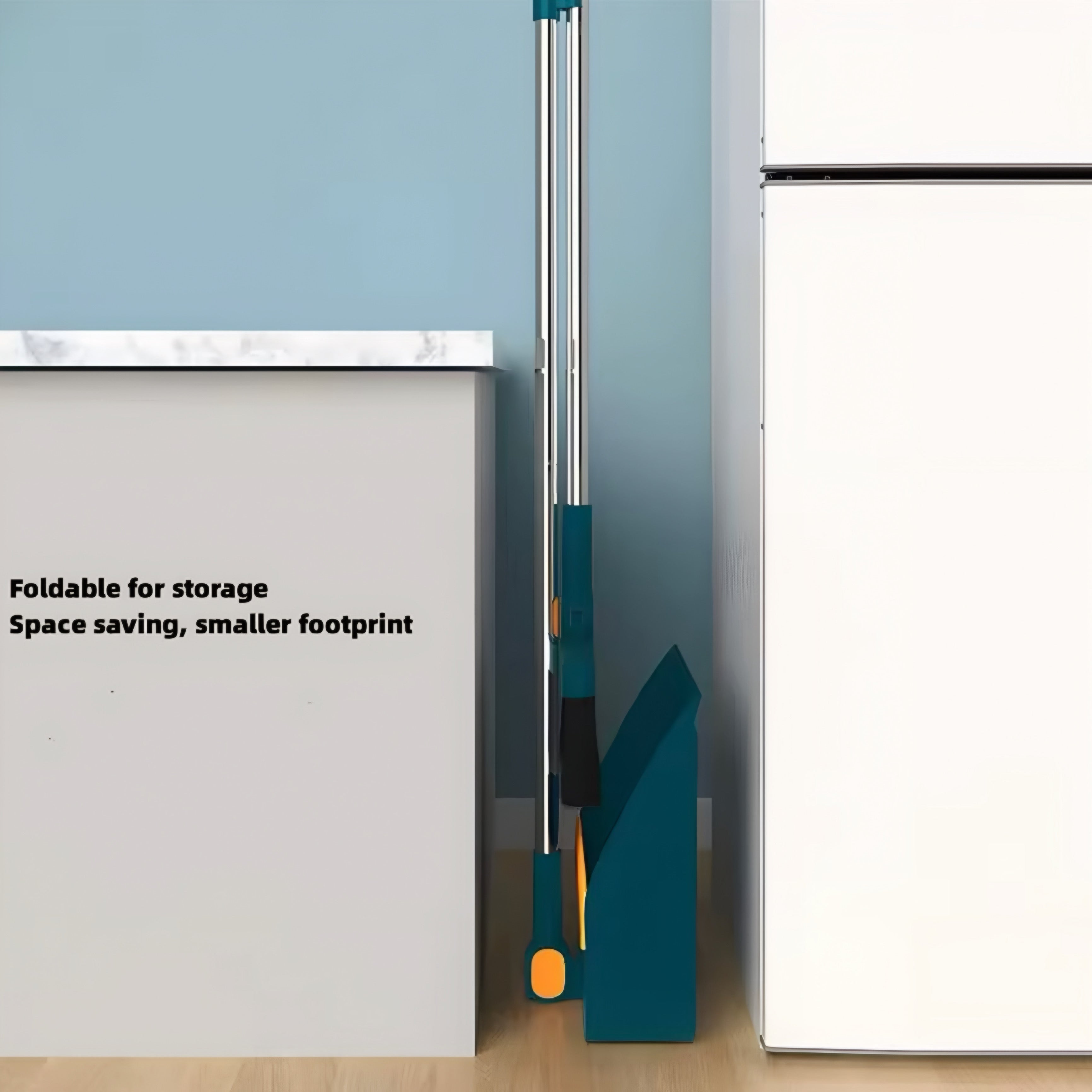 Set Escoba y Recogedor Plegable 180°
