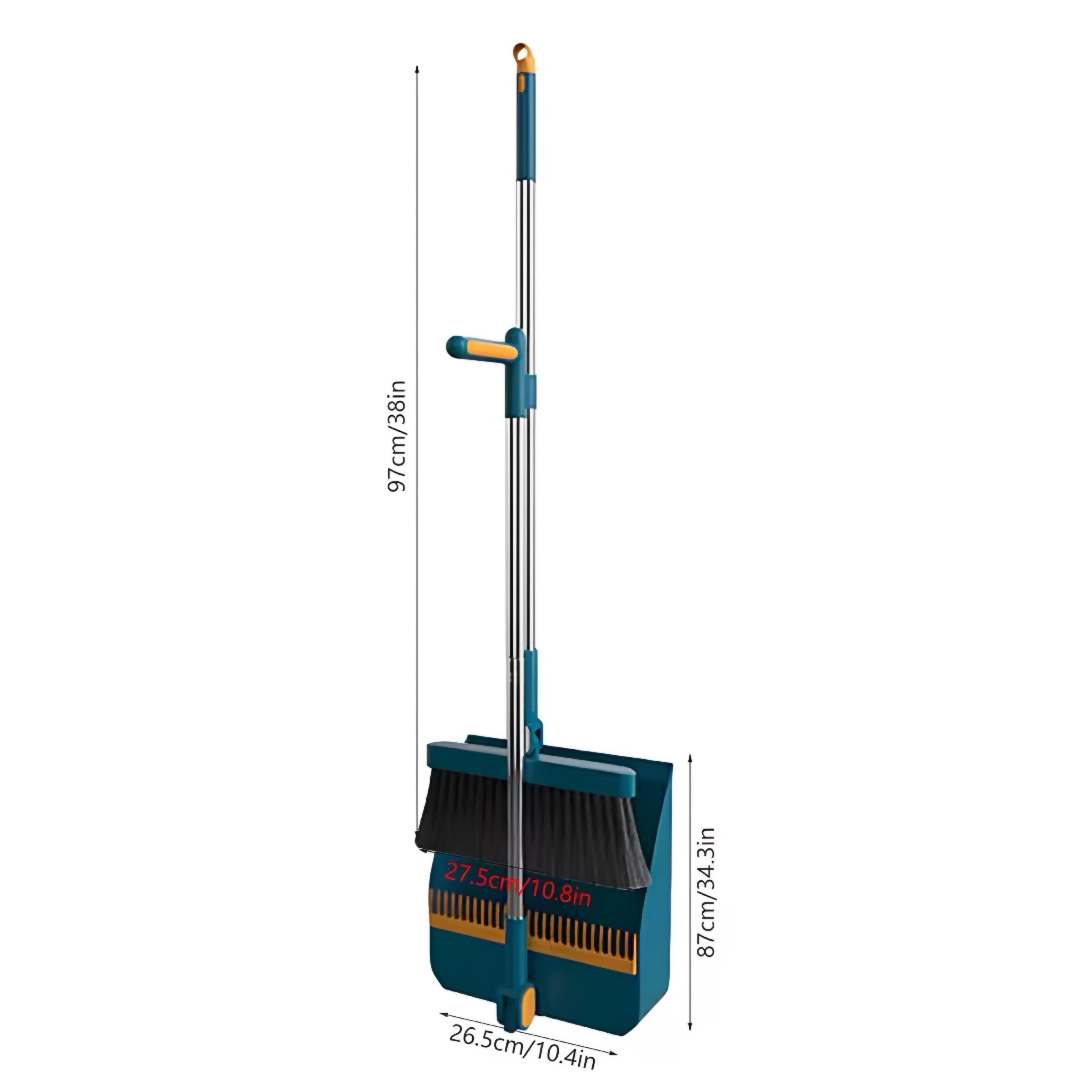 Set Escoba y Recogedor Plegable 180°