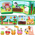 Libro Sensorial Montessori de Animales de Granja
