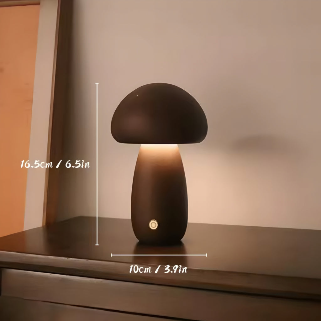 Lámpara de Noche LED en Madera “Seta”
