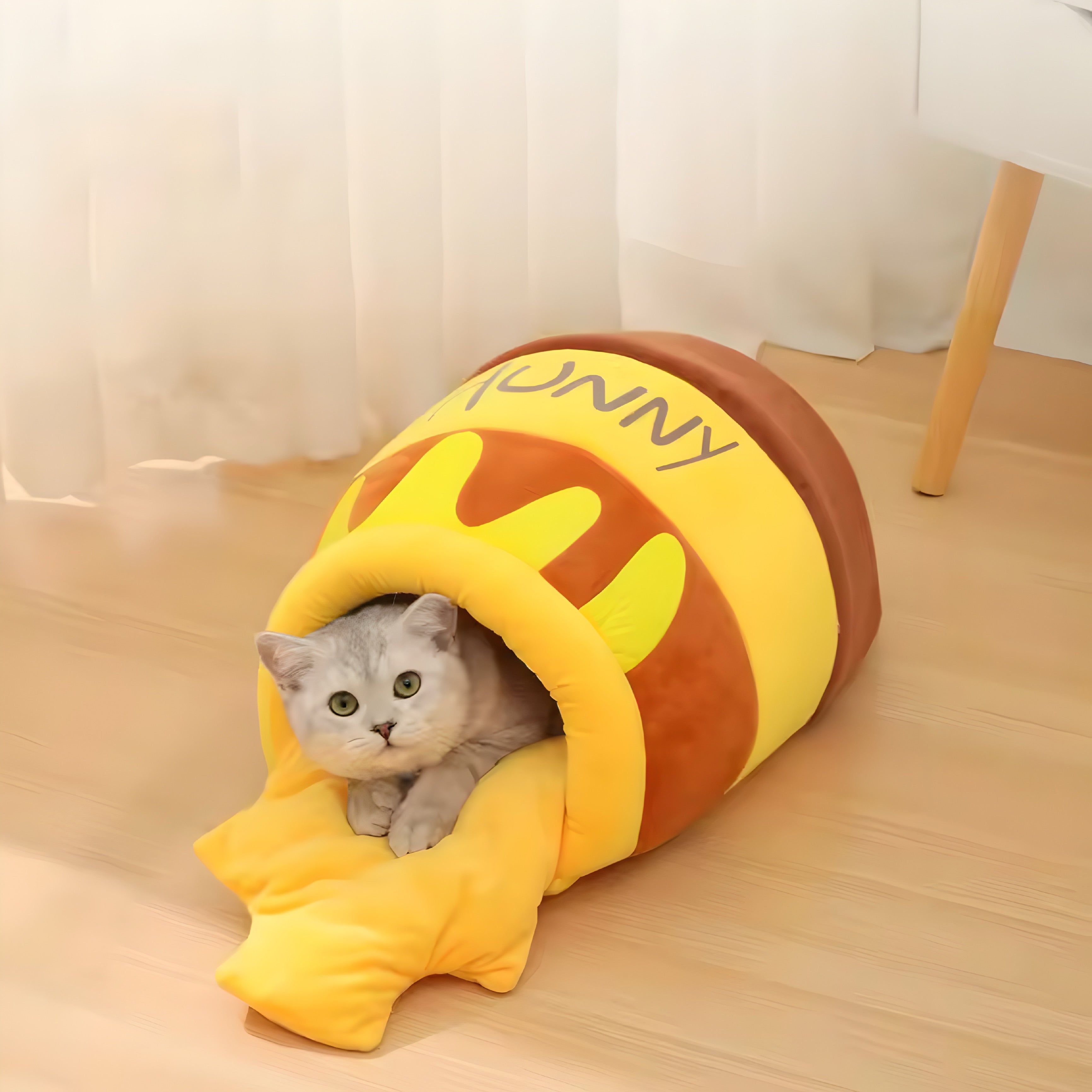 Cama para Gatos “Tarro de Miel”