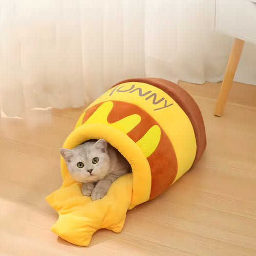 Cama para Gatos “Tarro de Miel”