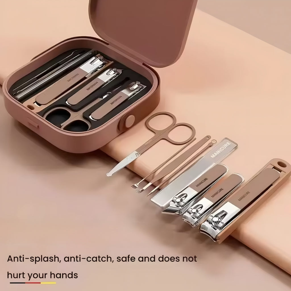 Set de Manicura Profesional de Acero Inoxidable